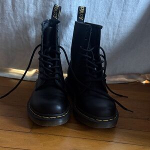 Dr. Martens Black Combat Boots